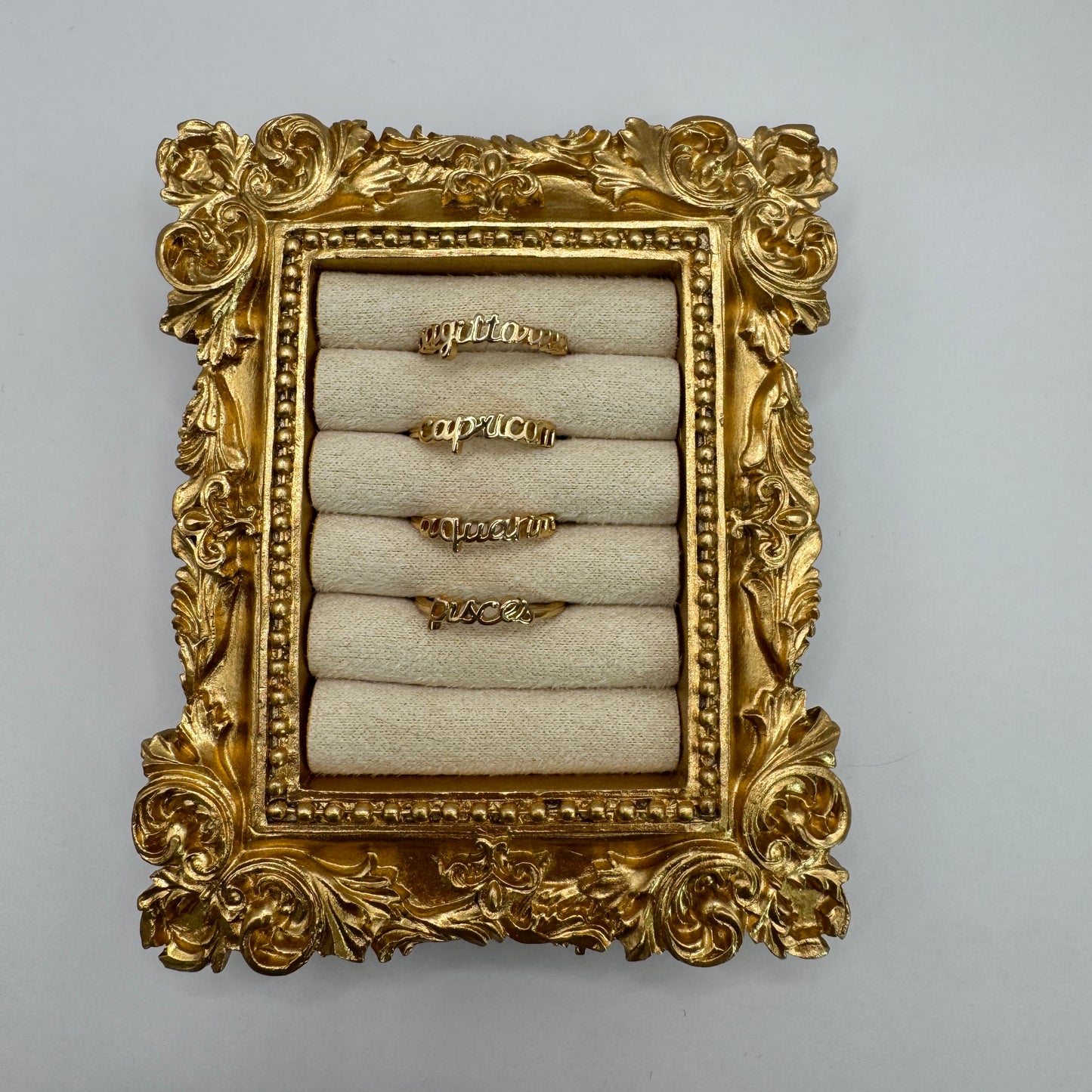 Gold Zodiac Ring