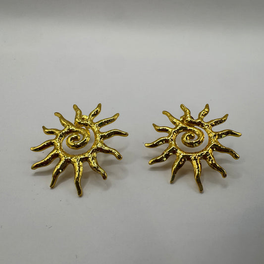 Swirl Sun Earrings