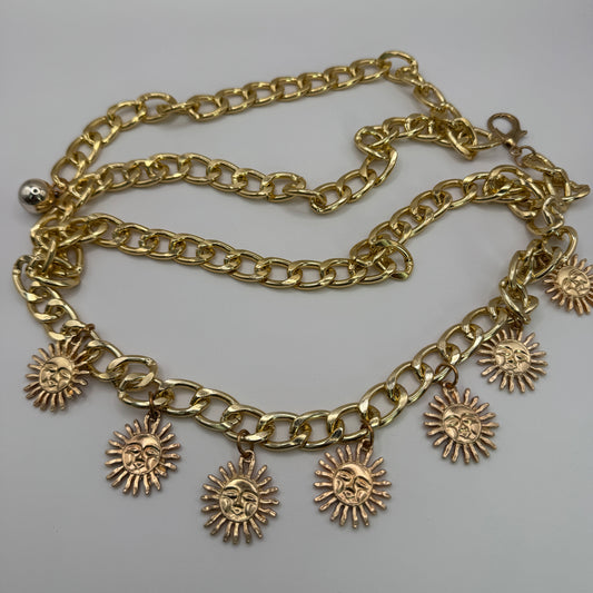 Sun Charm Waist Chain