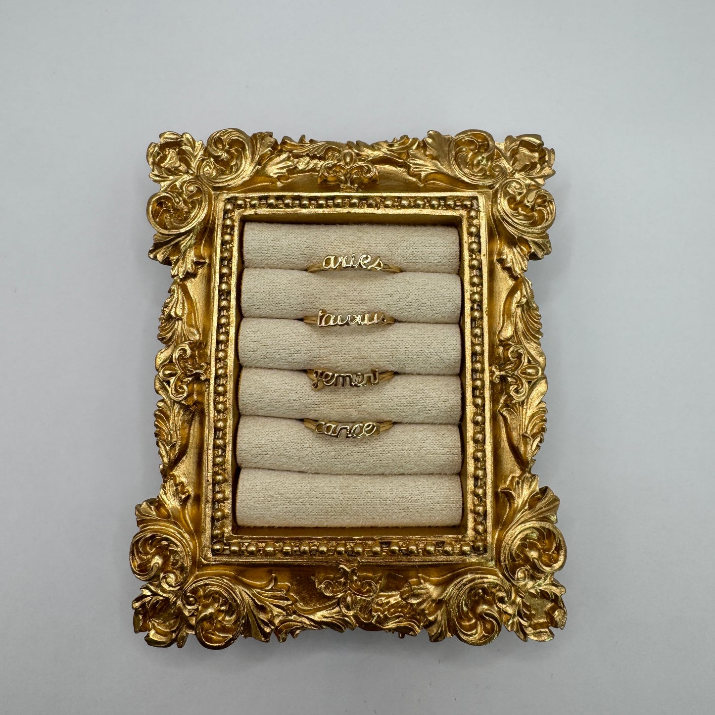 Gold Zodiac Ring