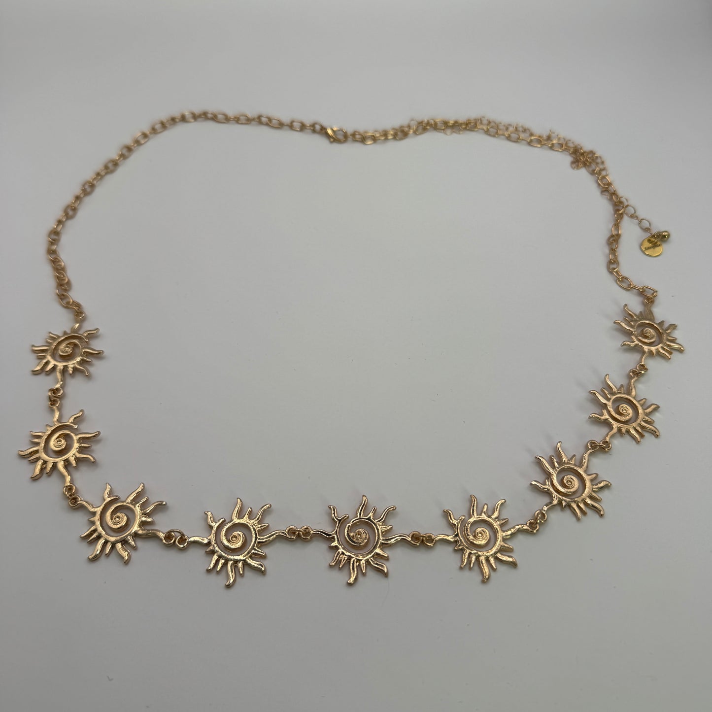 Swirl Sun Charm Waist Chain
