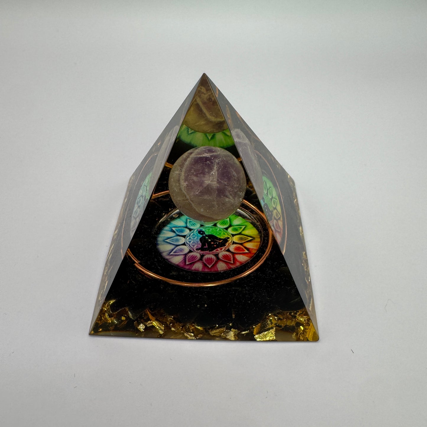 Chakra Pyramid Crystal