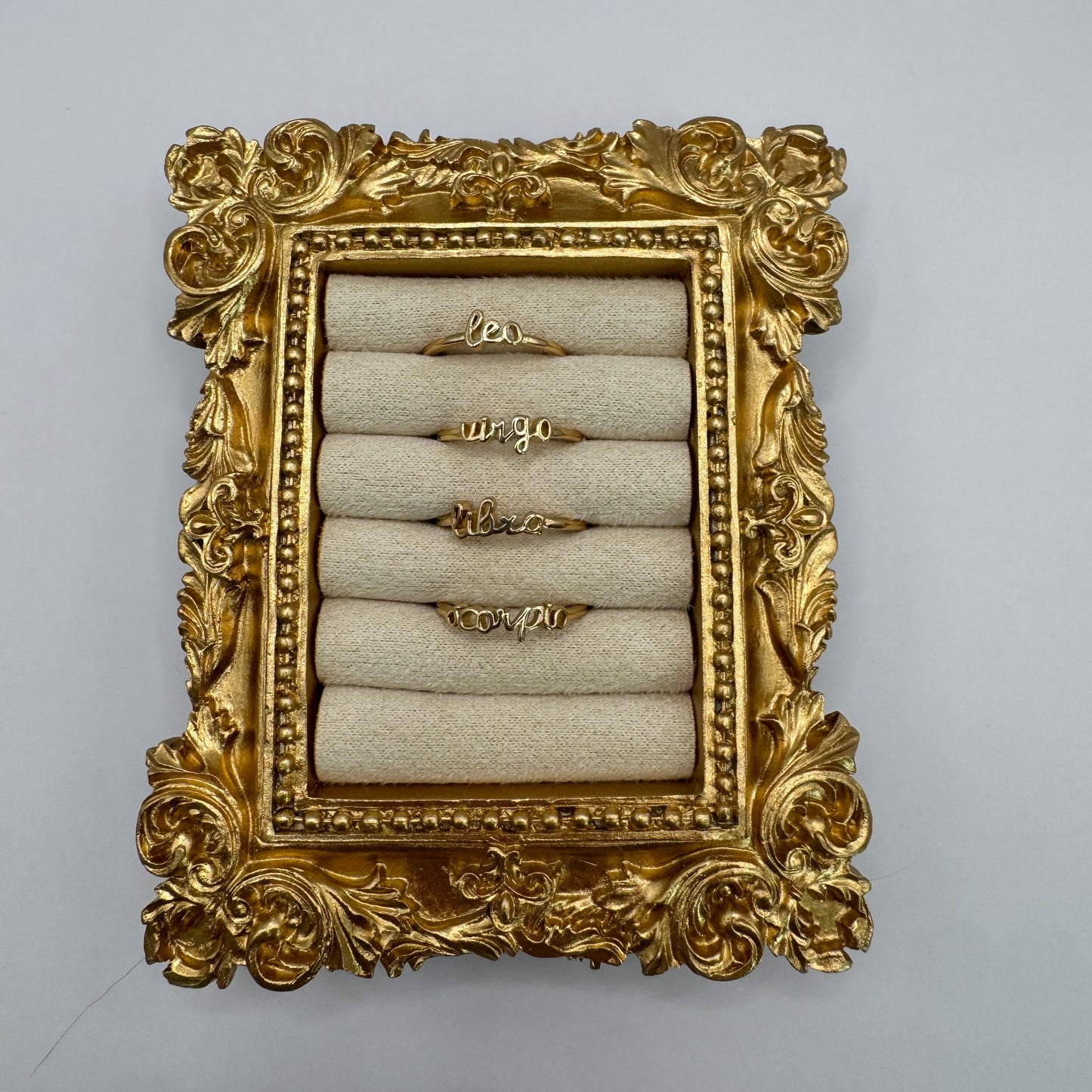 Gold Zodiac Ring